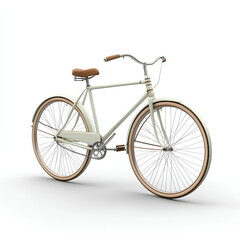 Bicycle illustration on white background
