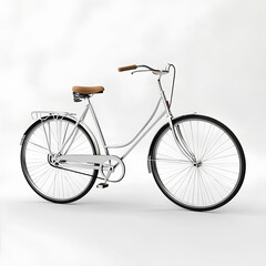 Fototapeta premium Bicycle illustration on white background 