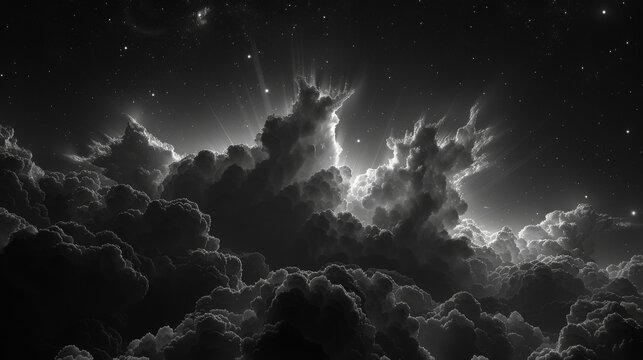 Professional dust fragment photo effect mockup for captivating visual presentations and designs