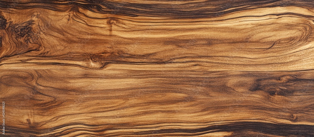 Poster Natural brown wood texture with intricate grain patterns for rustic backdrops and design projects. Perfect for furniture and interior design.