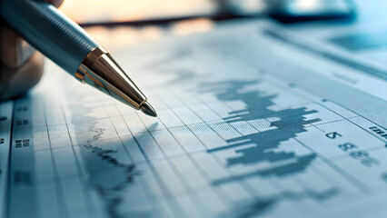 Stock market graph or forex trading chart for business and financial concepts reports and investment on grey background. Vector illustration. concept as Stock market graph or forex trading chart for b