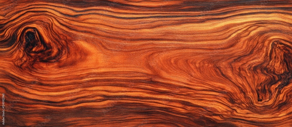 Poster rich brown wood texture background showcasing the natural patterns and grains of a tree. perfect for