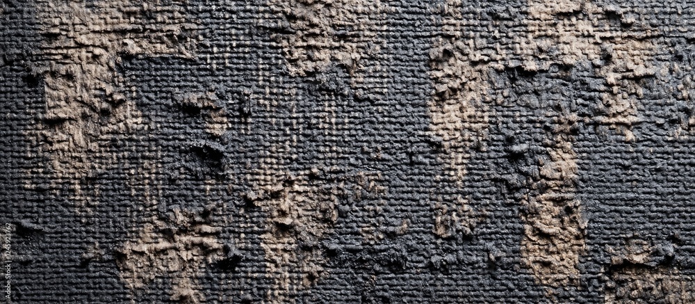 Poster Textured burnt carpet patterns creating a unique wallpaper effect suitable for interior design and artistic backgrounds.