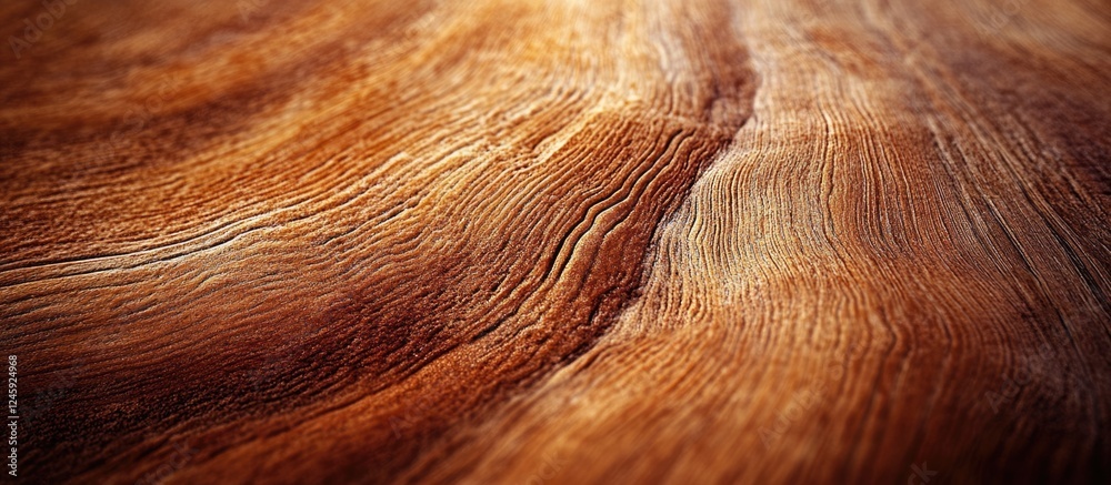 Aufkleber Natural brown wood texture with intricate grain patterns suitable for backgrounds and design elements in various creative projects.