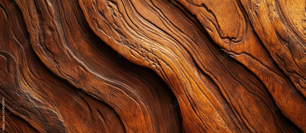 Poster natural brown wood texture background showcasing intricate patterns and warm tones ideal for design 