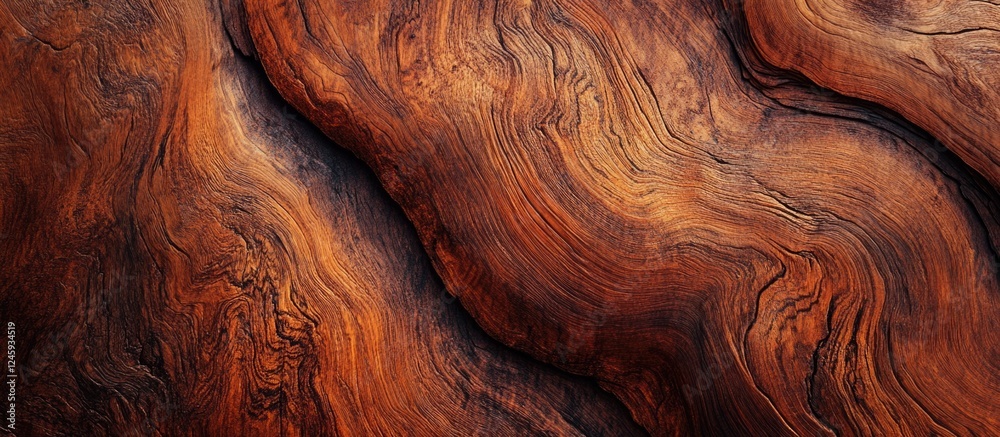 Poster rich and detailed brown wood texture with swirling patterns perfect for backgrounds and creative des
