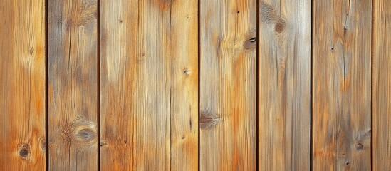 Fototapeta premium Natural light wooden background with rich brown textures showcasing the beauty of aged wood, ideal for rustic and organic designs.