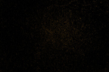Dark concrete background with copy space. Abstract black orange textured background.