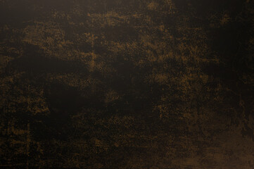 Luxory dark concrete background with copy space. Abstract black orange textured background.