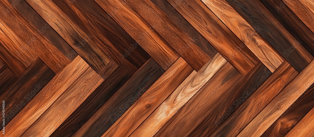 Poster elegant brown wood texture background showcasing natural patterns in a hardwood floor design with co