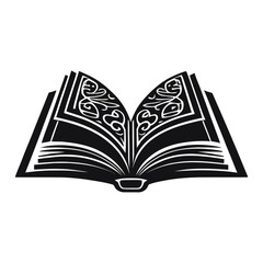 open book vector illustration