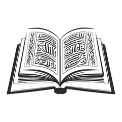 open book with bookmark