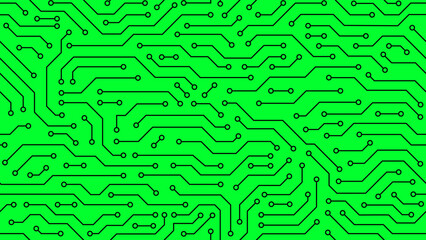 green color printed circuit board