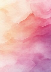 Fototapeta premium Soft Watercolor Abstract Background in Pink and Peach Hues Textured Neutral Design