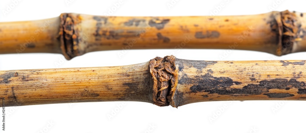 Poster detailed close-up of bamboo texture showcasing natural patterns and wear with clipping path for easy
