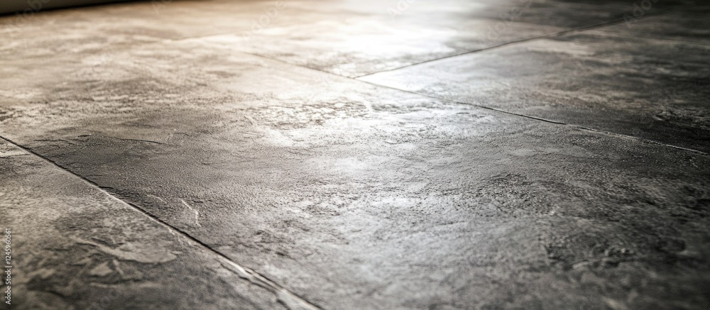 Aufkleber modern textured concrete floor with subtle lighting highlights creating a sleek and contemporary int