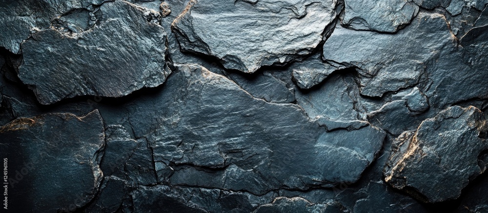 Poster dark grey slate stone texture with natural rough patterns for backgrounds or design elements in mode