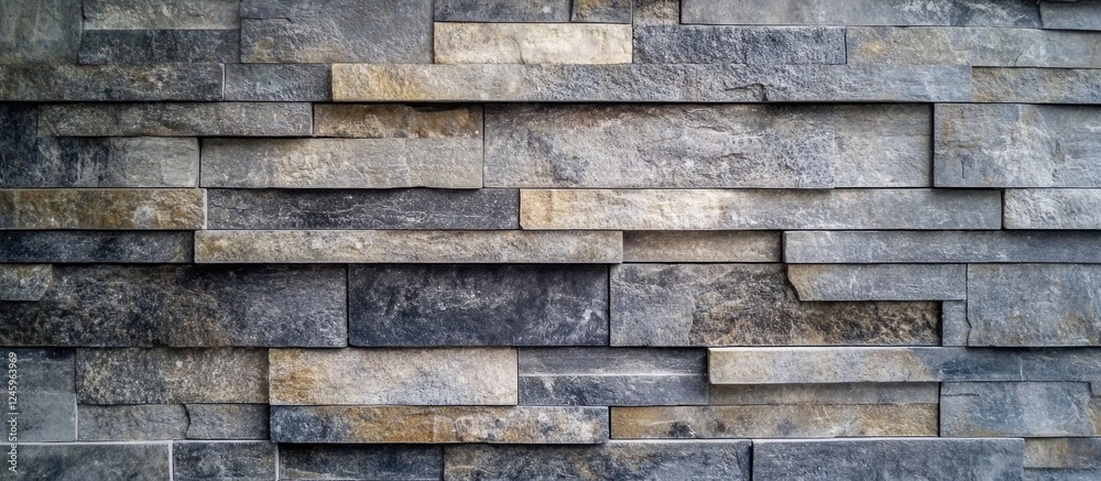 Aufkleber textured grey stone wall background suitable for construction themes and architectural design projec