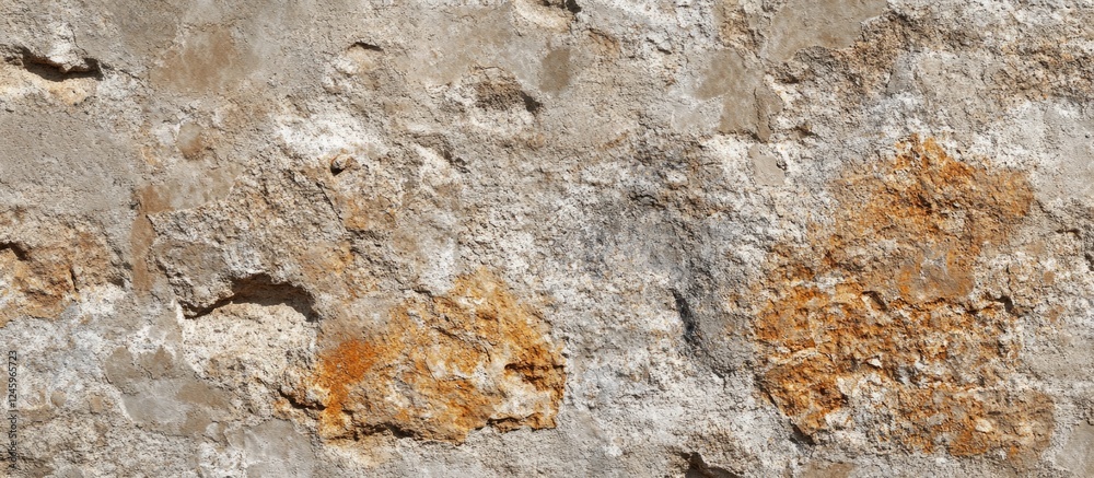 Poster Concrete wall texture background with rustic elements ideal for design projects and panoramic views in various applications