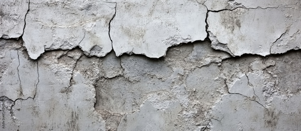 Aufkleber gray concrete wall texture with grunge scratches and cracks ideal for backgrounds and design element