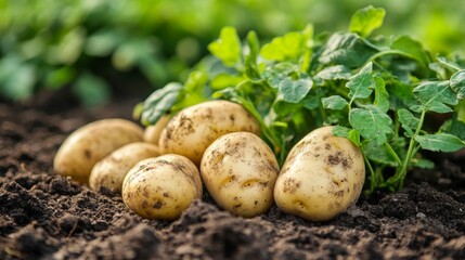 Fresh Potatoes from the Farm
