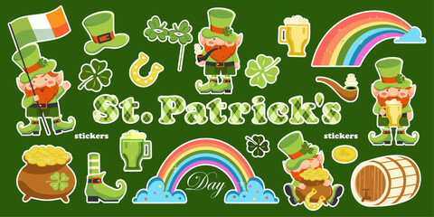St. Patrick's Day Sticker Set