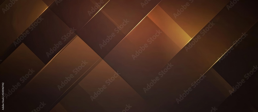 Poster dark brown abstract geometric design background with texture and empty space for customized text or 