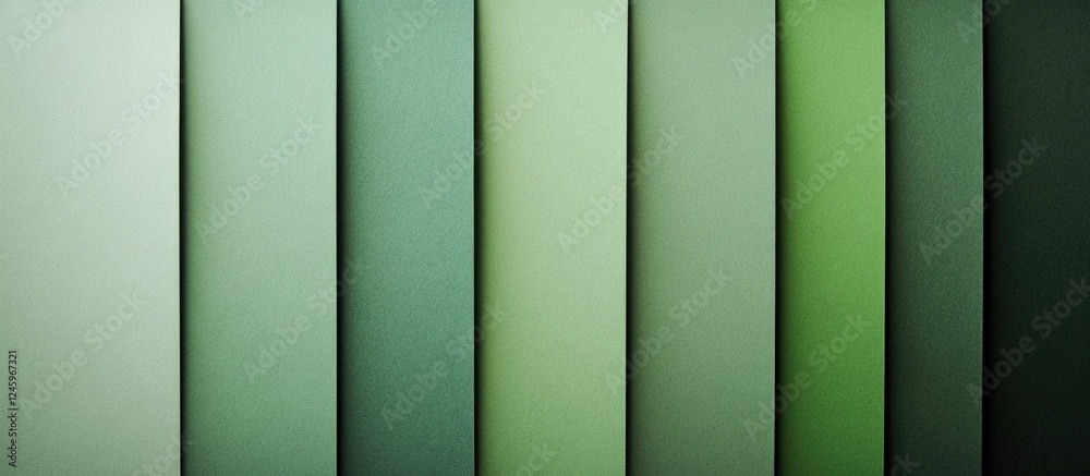 Poster Green Color Gradient Stripes for Paper Template Design and Elegant Texture Background