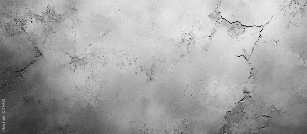 Poster textured concrete wall background with a grunge finish showcasing cracks and imperfections for desig