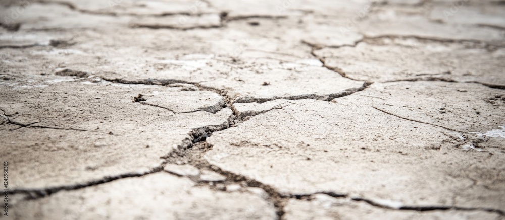 Aufkleber Vintage cracked concrete floor texture background with grunge effect for architectural and design projects.