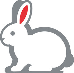 Obraz premium Cat face icon, cute animal design