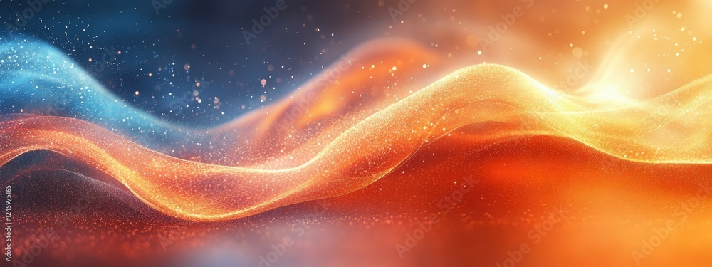 Poster dynamic abstract background in vibrant colors for business concepts with space for text and creative
