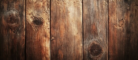 Obraz premium Old wooden texture showcasing tree bark patterns with natural imperfections and rich color variations in a rustic background setting.