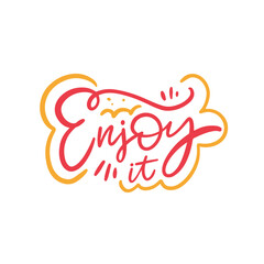 Savor the Experience A Fun and Vibrant Typography Design That Speaks Volumes Loudly and Clearly