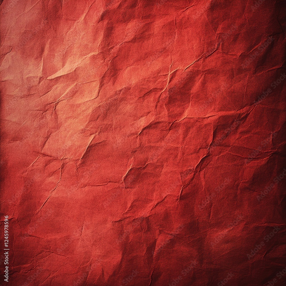 Wall mural red background with rough texture and subtle creases suitable for various design applications and ar