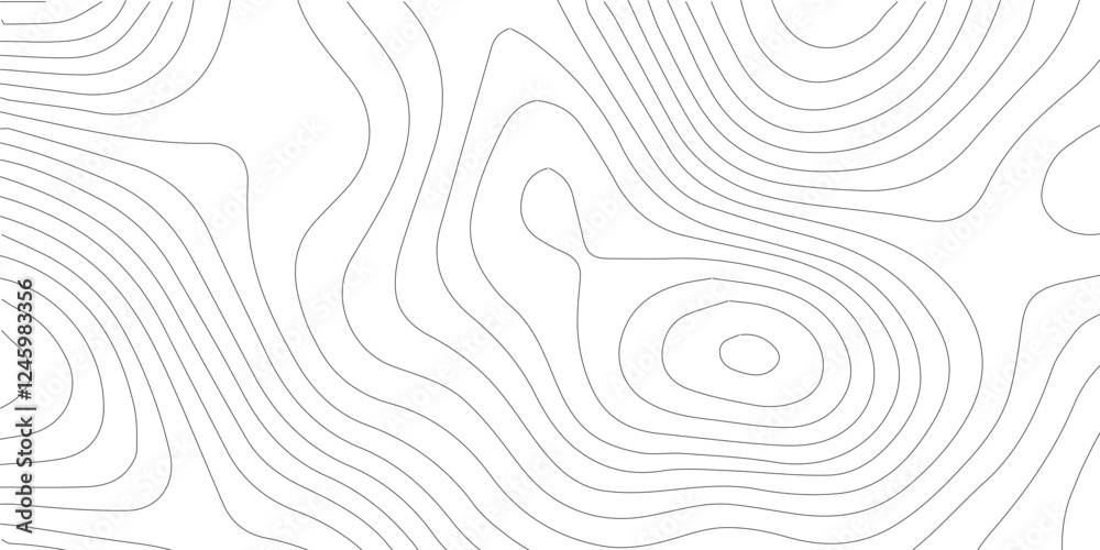 Poster Abstract Topographic Pattern Banner Background
