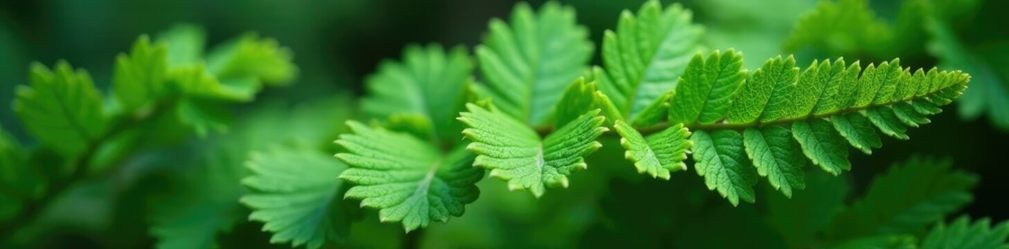 Delicate ferns unfurl from antidesma bunius leaves, leaf, forest