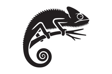 Chameleon silhouette