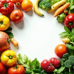 Vendedor segurando uma sacola de vegetais frescos, frutas frescas, legumes frescos