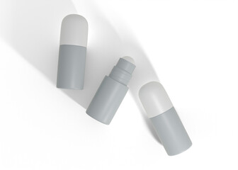 Deodorant Bottle Mockup for Clean and Simple Branding Presentations