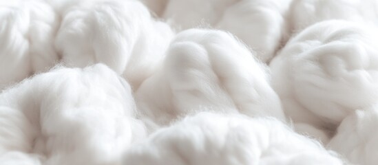 Soft white cotton texture for backgrounds and design, ideal for textile, fashion, and home decor applications.