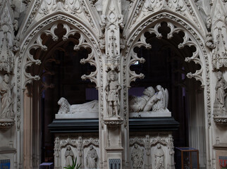 La belle cathédrale Saint-Tugdual de Tréguier en Bretagne - France