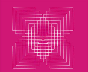 Red vector seamless knit pattern. Red knitted background.  Vector illustration.