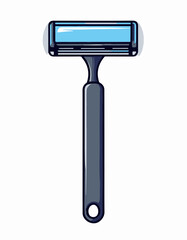 Razor flat vector icon isolated on white transperent background lineart