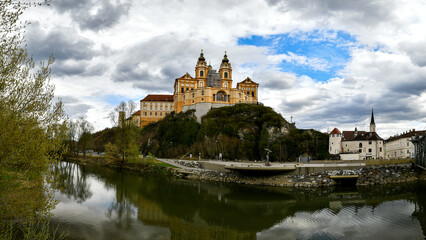 Obraz premium Benedictine Monastery Melk in the Wachau Austria