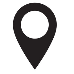 location vector on white background 