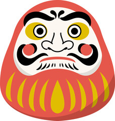 Daruma Doll Illustration