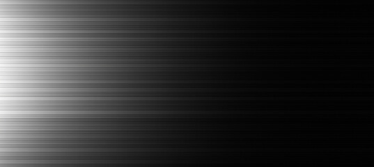 Black and gray gradient background, horizontal gradient texture