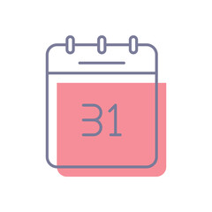 Calendar vector icon
