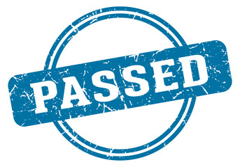 passed stamp